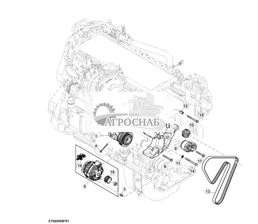 Генератор и компрессор, 240 A, двигатель объемом 15,0 L ( - 807114) - ST946153 178.jpg
